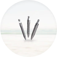 Visual representation of mini dental implants and their uses.